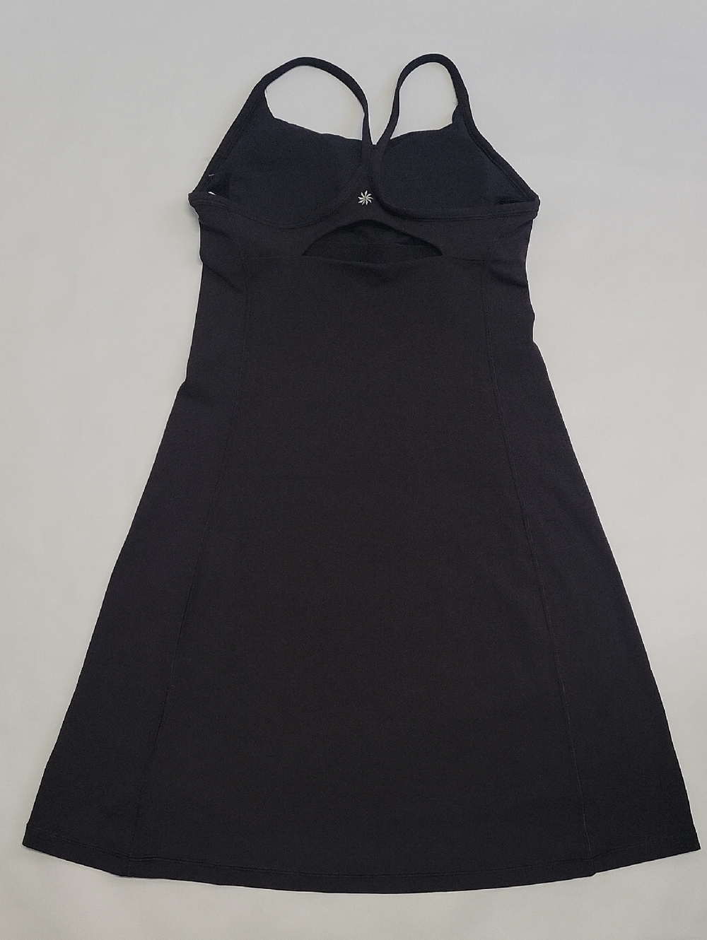 Athleta S SMALL Vital Dress Built-in-Bra Black Dress Everyday Golf Sports Tennis